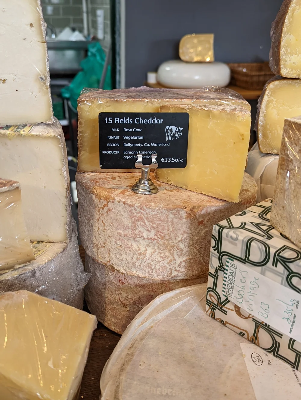 15 Fields raw cow cheddar cheese